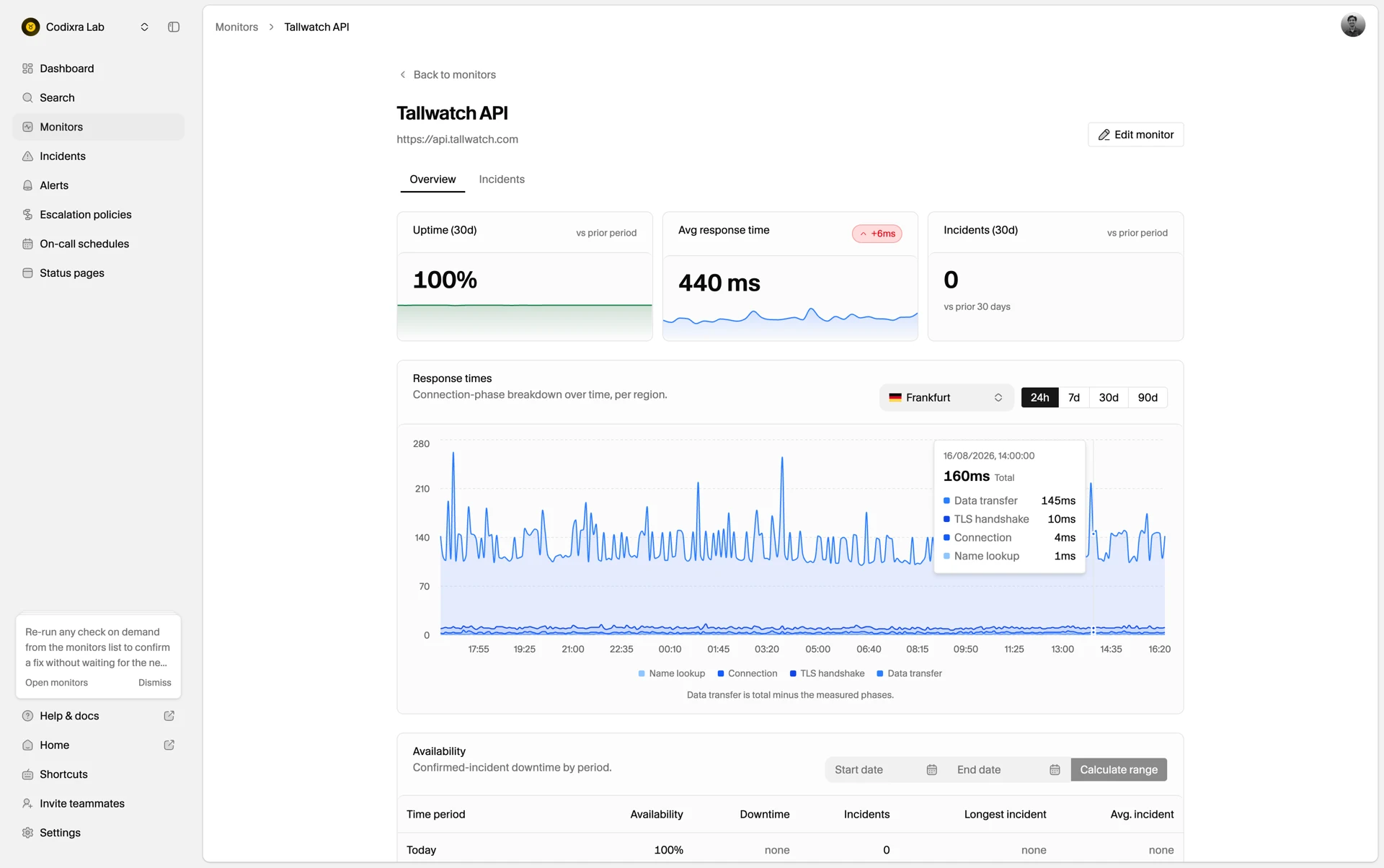 Tallwatch screenshot 6